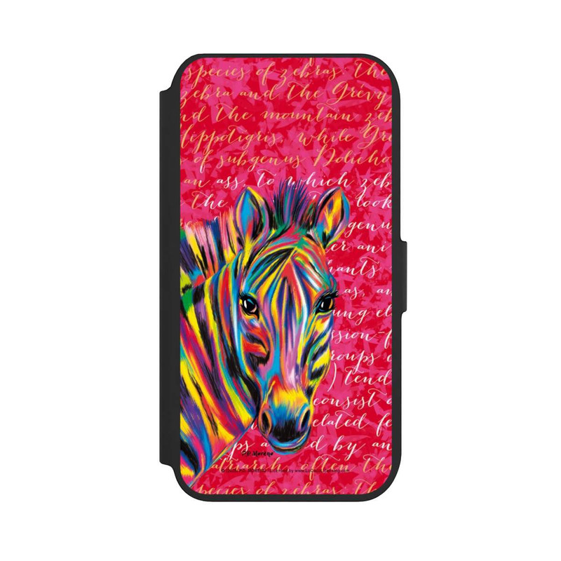 iPhone 8 NIVOflip Zebra bunt