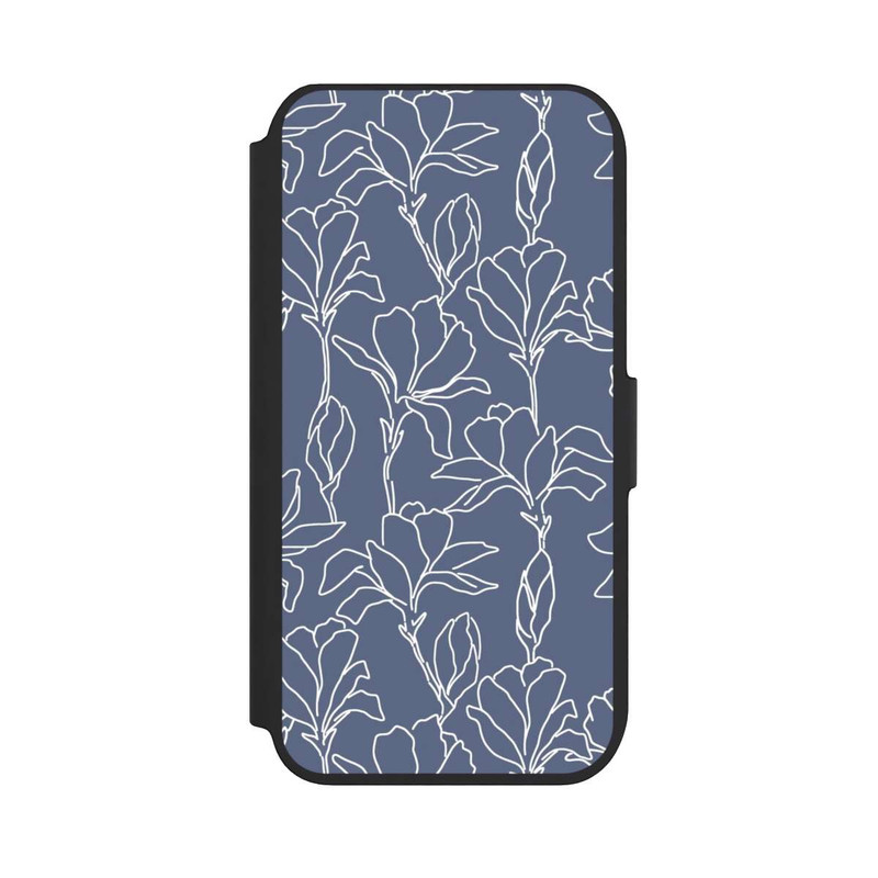 iPhone 8 NIVOflip Flower Silhouettes on Blue