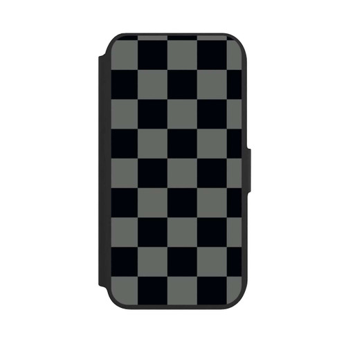 Apple iPhone 8 NIVOflip Schachbrett Schwarz Grau
