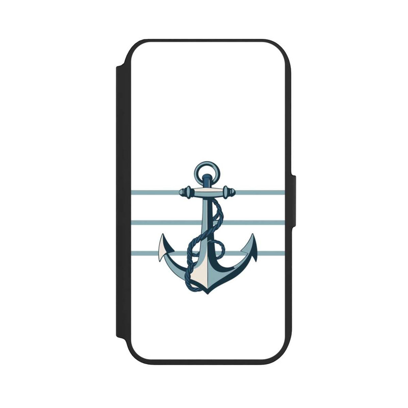 iPhone 8 NIVOflip Anchor Line White mit KI