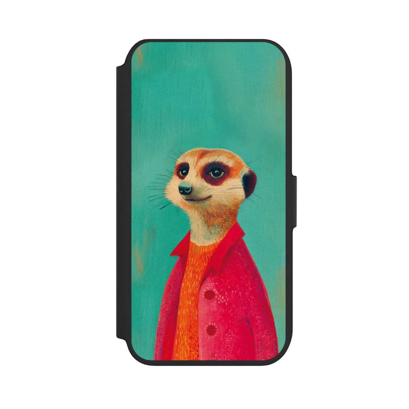 iPhone 8 NIVOflip Erdmännchen Grün Illustration