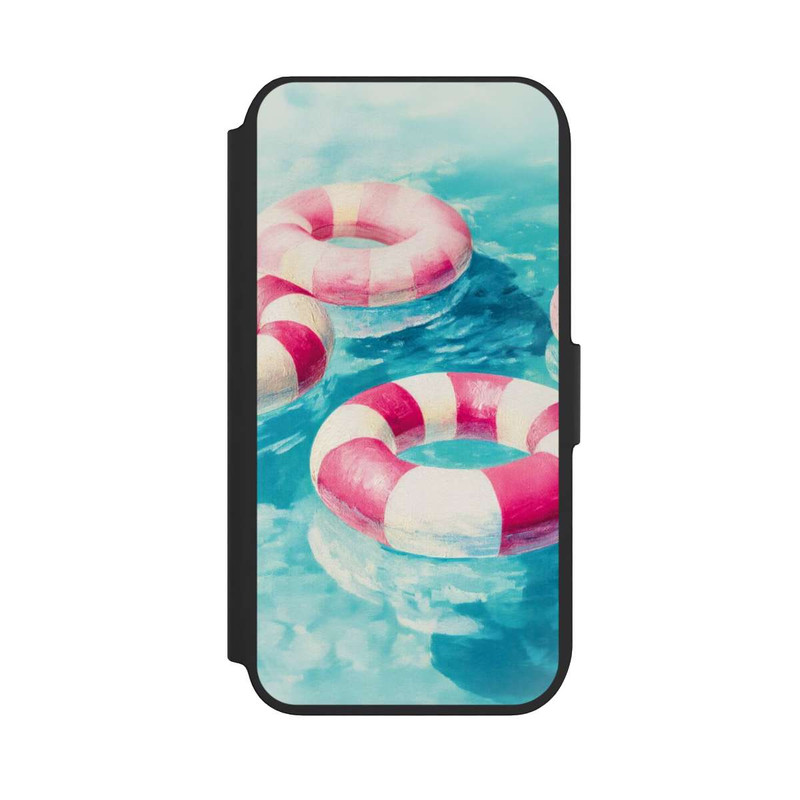 iPhone 8 NIVOflip Striped Swim Rings in The Pool