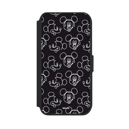 Apple iPhone 8 NIVOflip Disney Mickey Muster Schwarz