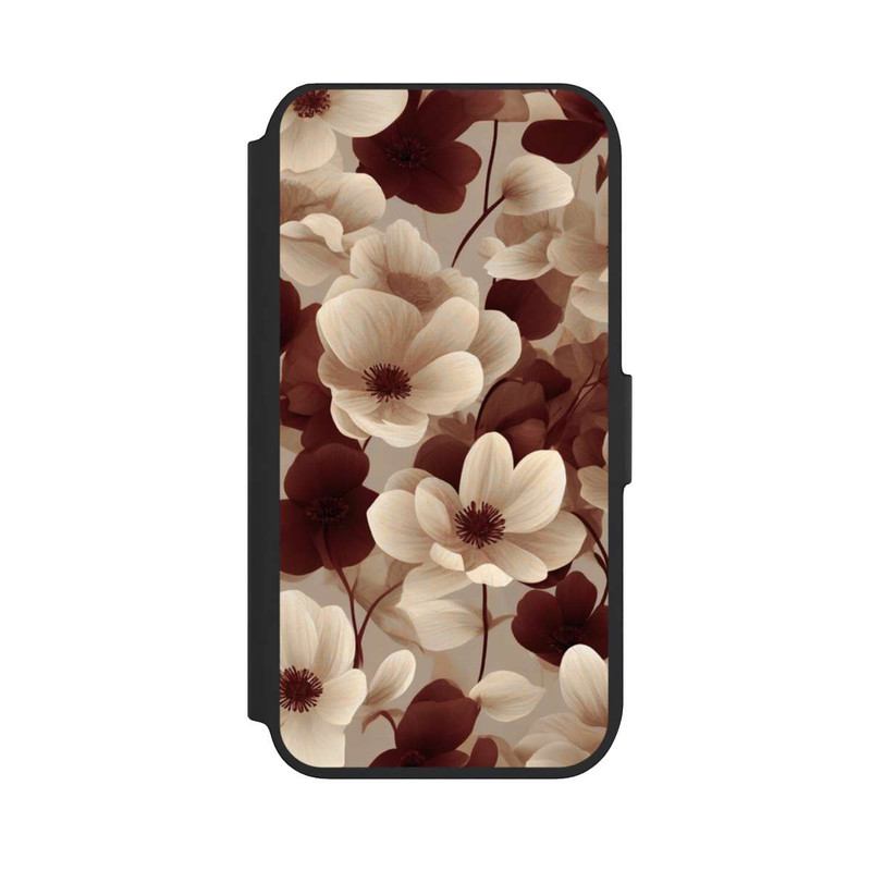 iPhone 8 NIVOflip Naturfarbenes Blumenmuster mit KI