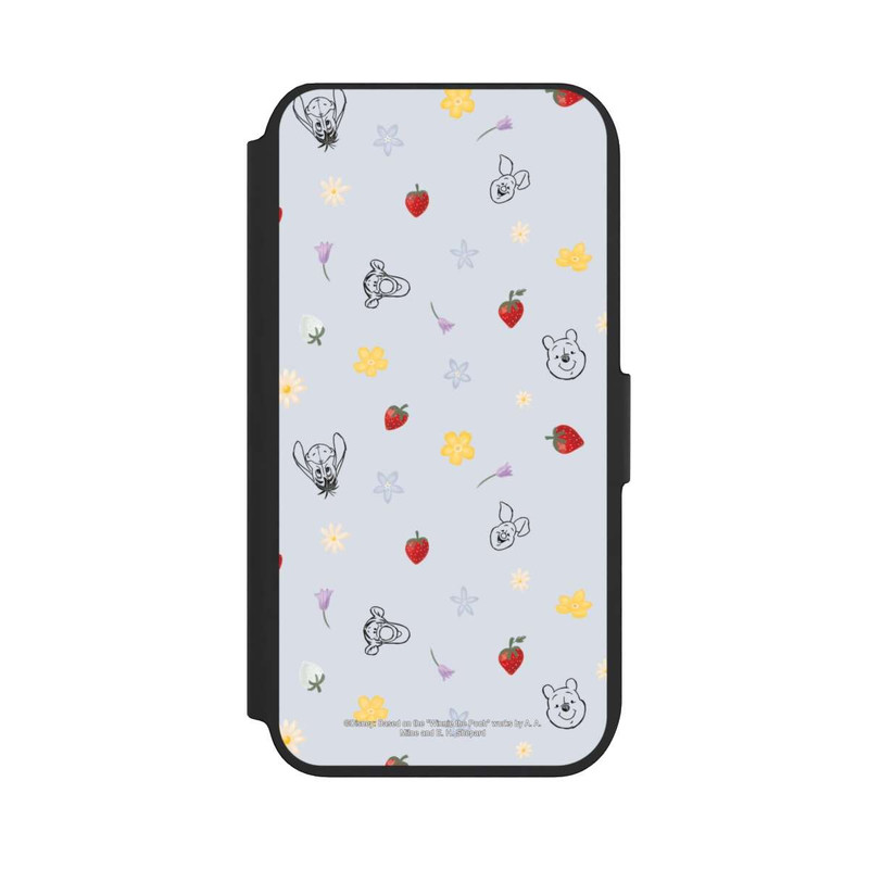 iPhone 8 NIVOflip Winnie Puuh und Freunde Erdbeer Muster Blau