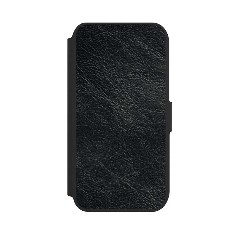 iPhone 8 NIVOflip Schwarzer Lederlook Hintergrund