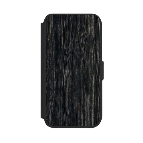 Apple iPhone 8 NIVOflip Dunkle Holzstruktur
