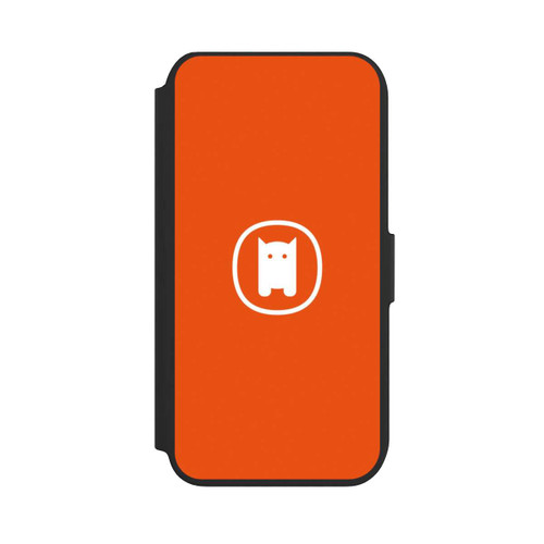 Apple iPhone 8 NIVOflip Nivocase Logo Orange
