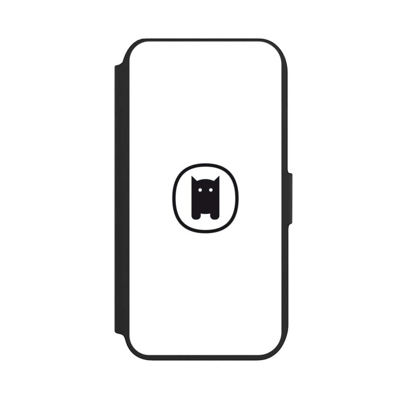 iPhone 8 NIVOflip Nivocase Logo Weiss
