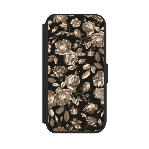 Apple iPhone 8 NIVOflip Leinwand dunkle Blumen