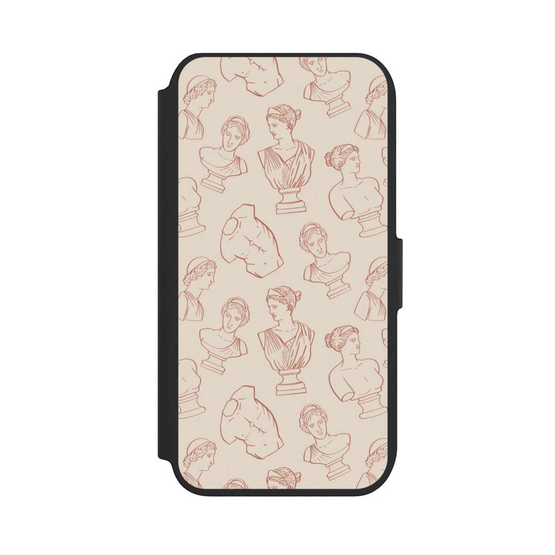 iPhone 8 NIVOflip Griechische Büsten Art-Déco Braun