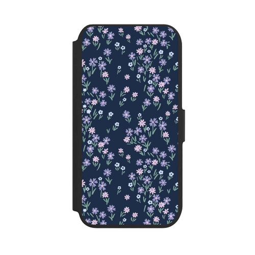 Apple iPhone 8 NIVOflip Dark Blue Floral Theme