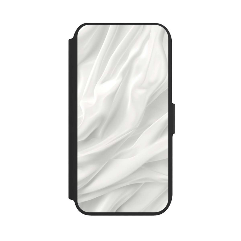 iPhone 8 NIVOflip Weiße Seidenmatte Textur mit KI