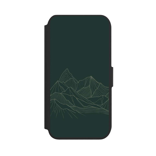 Apple iPhone 8 NIVOflip Berg Line Art Grün