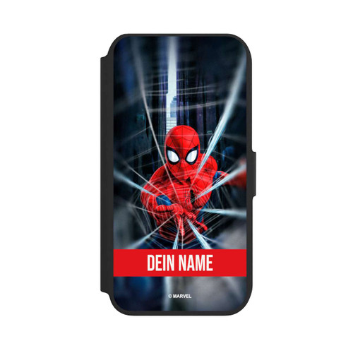 Apple iPhone 8 NIVOflip Spiderman Webs in Action Personalisierbar