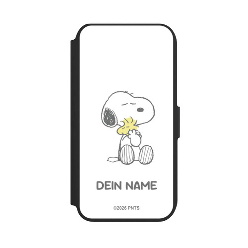 Apple iPhone 8 NIVOflip Snoopy And Woodstock Cuddling Personalisierbar