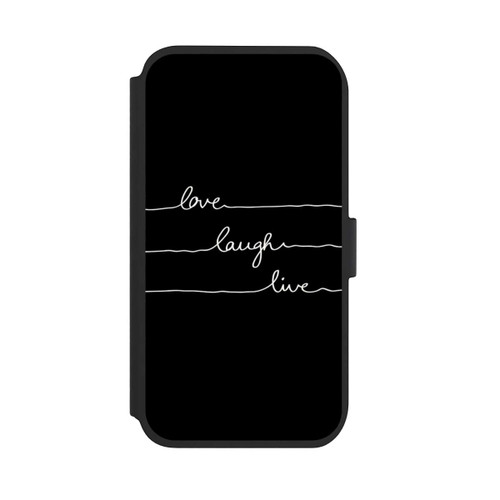 Apple iPhone 11 NIVOflip Love Laugh Live weiß/schwarz
