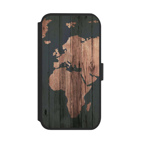 Apple iPhone 11 NIVOflip Wooden World Map
