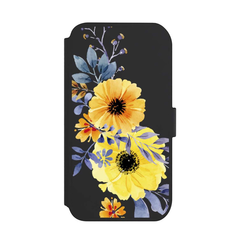 iPhone 11 NIVOflip Fleurs Suédoises Jaunes