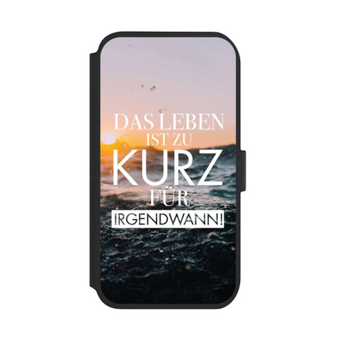 Apple iPhone 11 NIVOflip Leben zu Kurz für Irgendwann