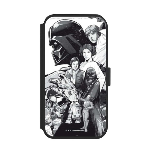 Apple iPhone 11 NIVOflip StarWars Charaktere - Schwarz-Weiß
