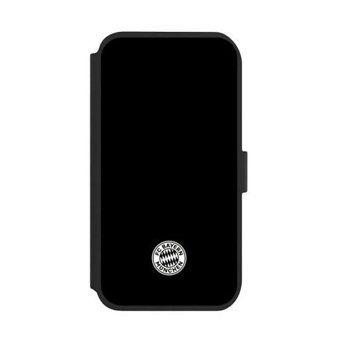 Apple iPhone 11 NIVOflip Klassisches FCB Logo Klein - Weiß auf Schwarz