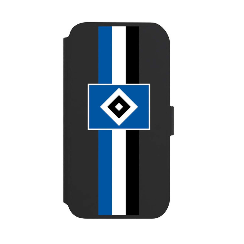 iPhone 11 NIVOflip HSV Streifen - Blau-Weiß-Schwarz - ohne Hintergrund