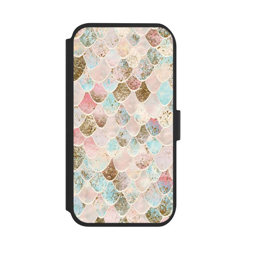 Apple iPhone 11 NIVOflip Glitzer Look Meerjungfrau Muster