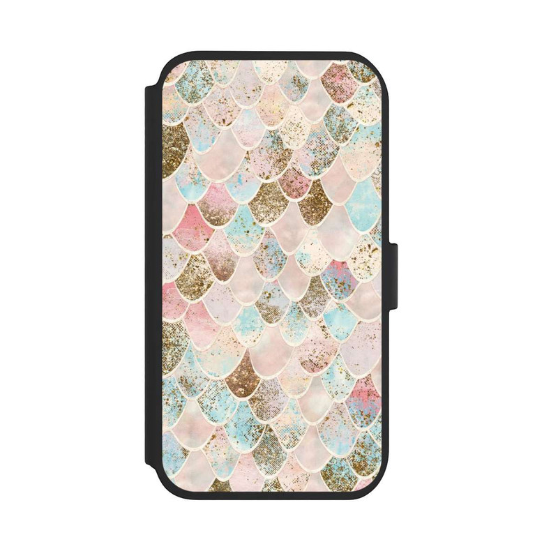 iPhone 11 NIVOflip Motif sirène à l'aspect pailleté