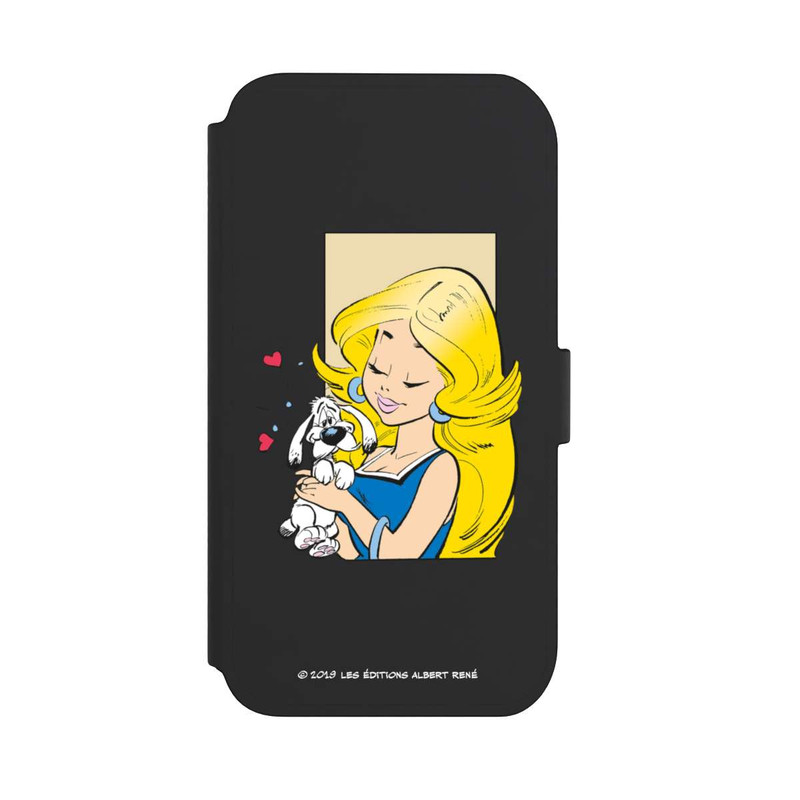 iPhone 11 NIVOflip Falbala et Idéfix Amoureux Transparent