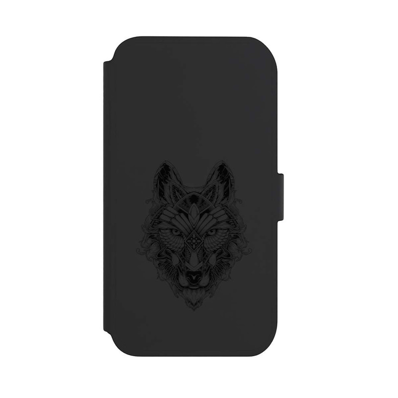 iPhone 11 NIVOflip Wolf Mandala ohne Hintergrund