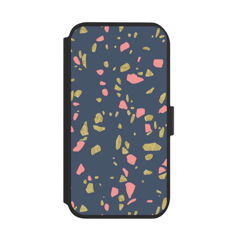 Apple iPhone 11 NIVOflip Terazzo Gold-Optik