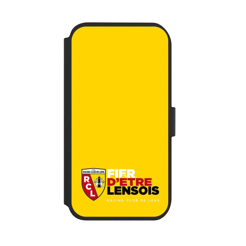 iPhone 11 NIVOflip Fond Logo RCL Jaune