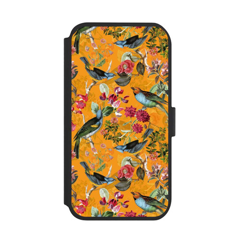 Apple iPhone 11 NIVOflip Tapete mit Vögeln und Blumen