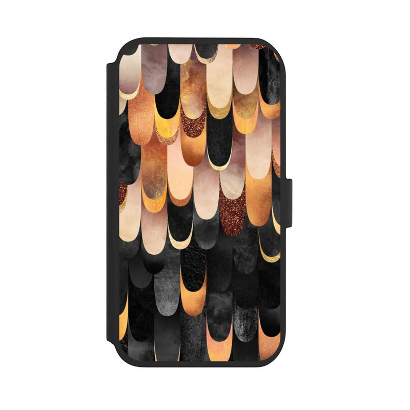 iPhone 11 NIVOflip Gefiedertes Kupfer und Schwarz