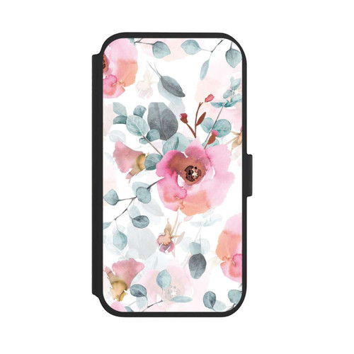 Apple iPhone 11 NIVOflip Aquarell Blumentapete