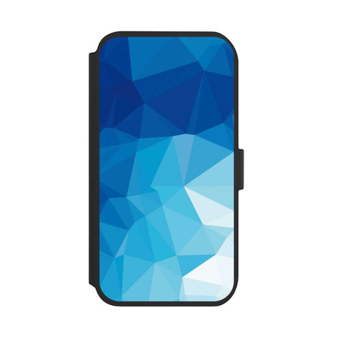 Apple iPhone 11 NIVOflip Mosaïque Polygonale Bleue