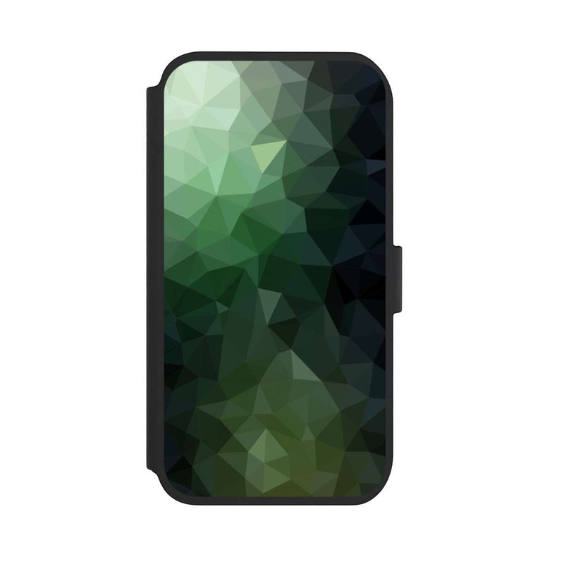 iPhone 11 NIVOflip Polygonal Mosaic Green