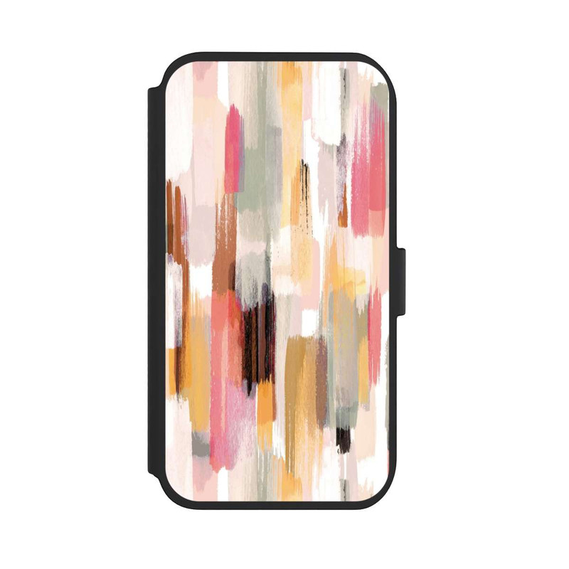 iPhone 11 NIVOflip Coups de pinceau abstraits Nuances d'automne