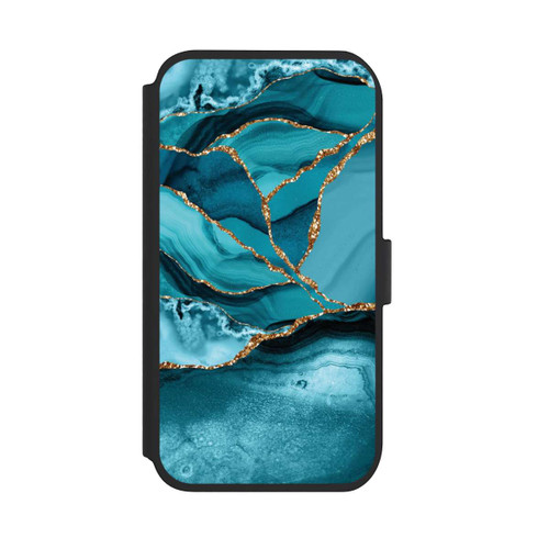 Apple iPhone 11 NIVOflip Eisblaue Marmor Landschaft