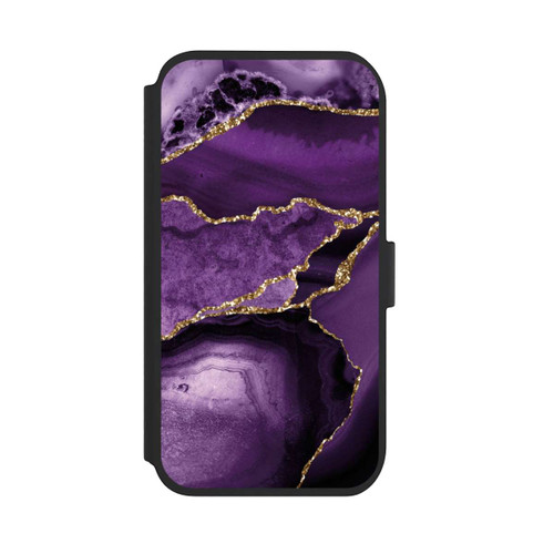 Apple iPhone 11 NIVOflip Marbre Violet Paysage