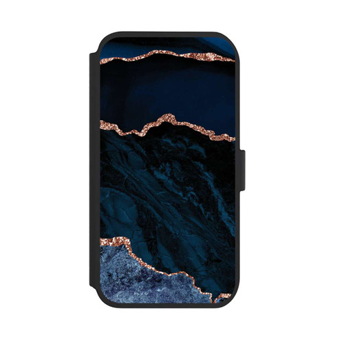 Apple iPhone 11 NIVOflip Nacht Blau Marmor Landschaft