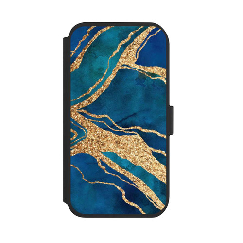 Apple iPhone 11 NIVOflip Edelstein Blaugold