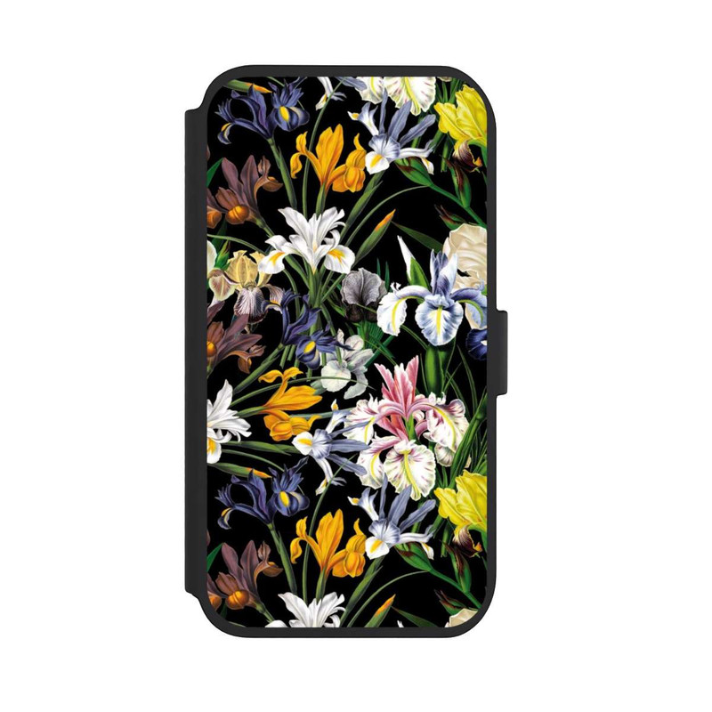 iPhone 11 NIVOflip Dunkle Wildblumentapete