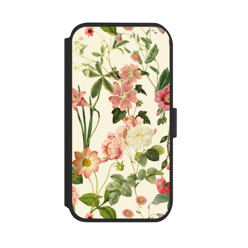 Apple iPhone 11 NIVOflip Fleurs sauvages sur jaune clair