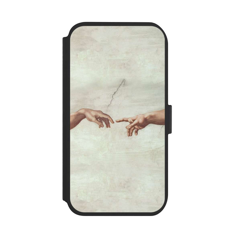 iPhone 11 NIVOflip Die Hände von Gott und Adam von Michelangelo Buonarroti