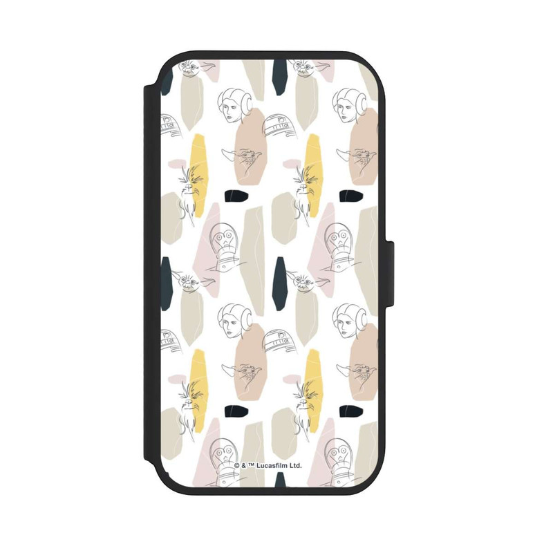 iPhone 11 NIVOflip Helle Seite Line Art