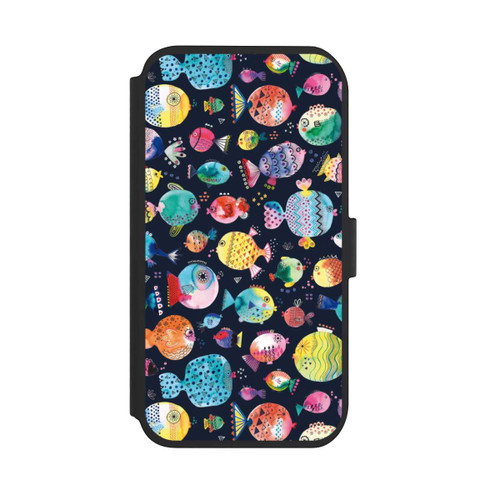 Apple iPhone 11 NIVOflip Strandkugelfische Kinder Marineblau