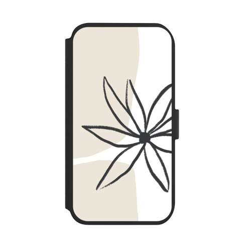 Apple iPhone 11 NIVOflip Blume und Creme