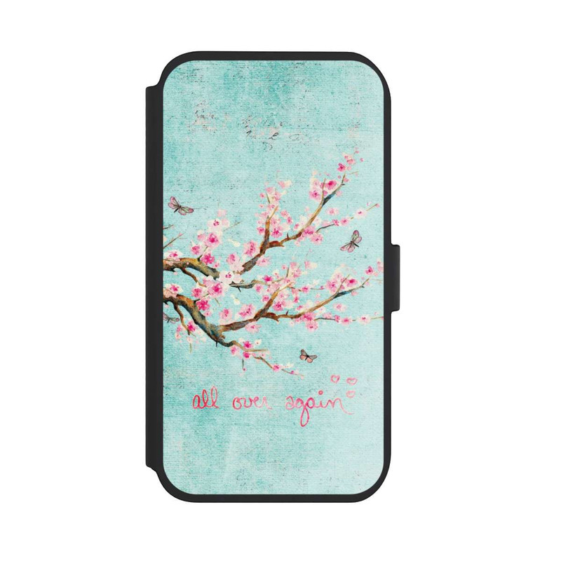 iPhone 11 NIVOflip Kirschblütenbaummuster Blau